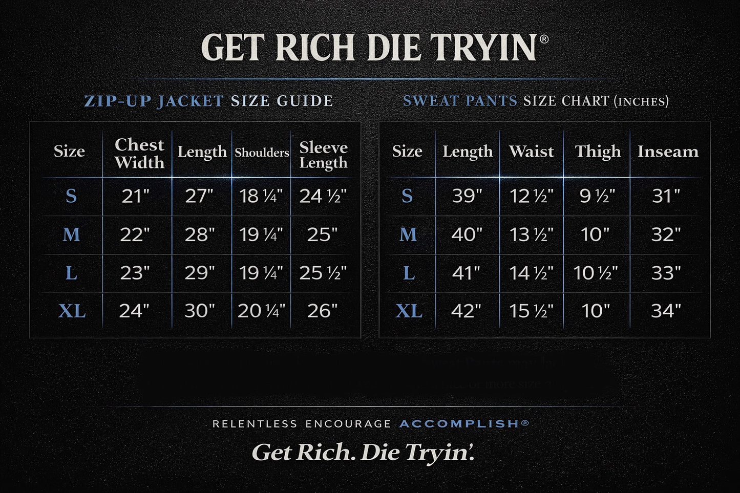 Get Rich Die Tryin’ Full Set